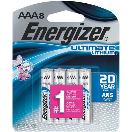 Energizer Ultimate AAA Lithium Battery (8-Pack)